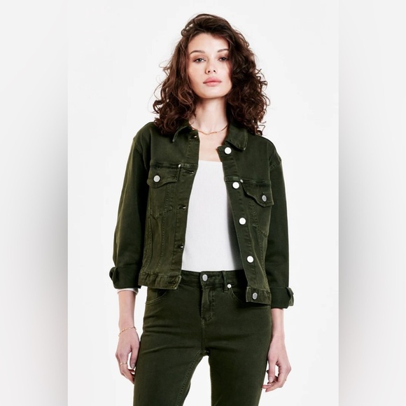 DEAR JOHN DENIM | Jacket | Sz S. Dear John Utility Olive Hunter Green Jacket - Picture 5 of 16